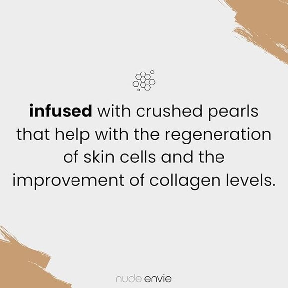 NUDE ENVIE Powder Highlighter in Goddess w/ Luxe Mirror Compact Brand New in Box - Picture 5 of 6